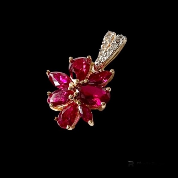 Pendant 925 sterling silver flower - Picture 3 of 6